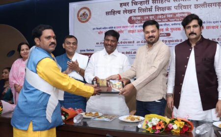 रायपुर : बाल साहित्य और नई शिक्षा नीति को मिलेगा नया आयाम- वन मंत्री केदार कश्यप