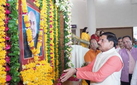 मुख्यमंत्री डॉ. यादव ने पूर्व विधानसभा अध्यक्ष स्व. रोहाणी की जयंती पर किया नमन