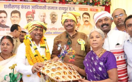 आदिवासी समाज के सशक्त नेतृत्व और शिक्षा से नए छत्तीसगढ़ का निर्माण हो रहा है : मंत्री केदार कश्यप