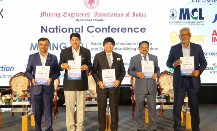हैदराबाद में MEAI Mining 4.0 राष्ट्रीय सम्मेलन का शुभारंभ, अमिताभ मुखर्जी ने स्मार्ट और सस्टेनेबल खनन पर दिया जोर