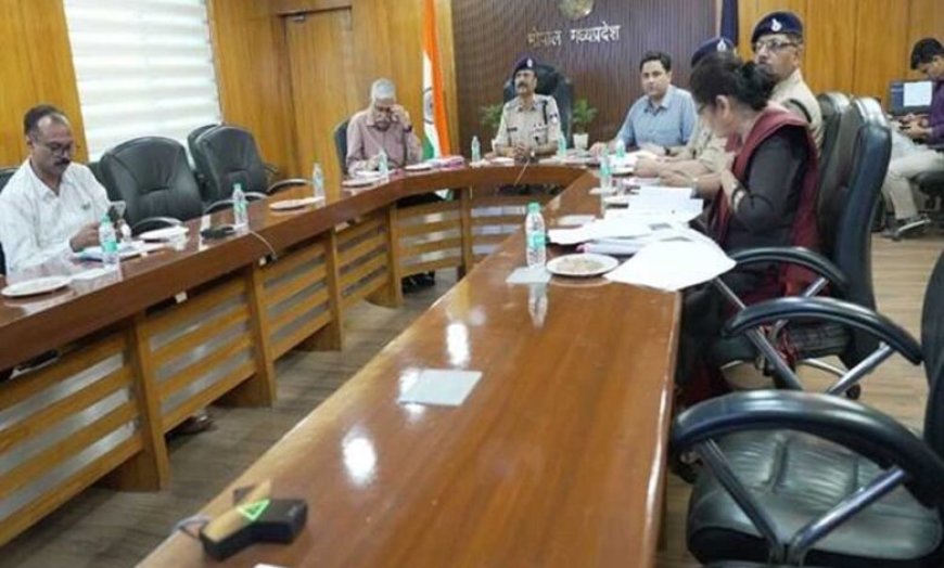 मोहर्रम, ताजिया जुलूस और राष्ट्रपति के प्रस्तावित भ्रमण को लेकर सुरक्षा तैयारियों की उच्च स्तरीय समीक्षा