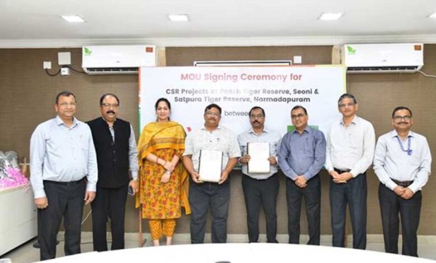 मध्यप्रदेश टाइगर फाउंडेशन और डब्ल्यूसीएल के बीच हुए महत्वपूर्ण एमओयू
