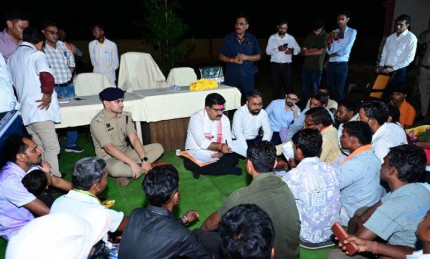 रायपुर : किसकोड़ो, जहां कभी लगती थी नक्सलियों की चौपाल, वहीं उप मुख्यमंत्री शर्मा ने लगाई जनचौपाल