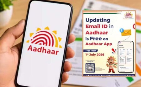 यूआईडीएआई ने आधार ई-मेल अपडेट किया मुफ्त, सीमित समय तक मिलेगा फायदा सभी।