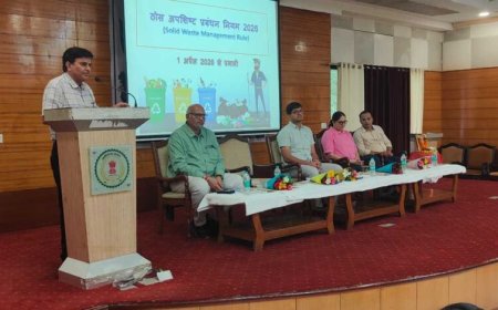ठोस अपशिष्ट प्रबंधन नियम-2026 के प्रभावी क्रियान्वयन हेतु रायपुर में राज्य स्तरीय कार्यशाला आयोजित