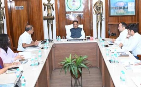 मुख्यमंत्री विष्णु देव साय ने खरीफ-2026 एवं संभावित अल्प वर्षा की तैयारियों की उच्चस्तरीय समीक्षा की