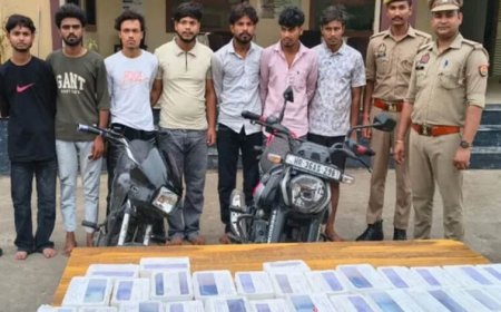 मथुरा पुलिस का बड़ा खुलासा, ऐप के जरिए युवकों को फंसाकर ब्लैकमेल करने वाला गिरोह गिरफ्तार