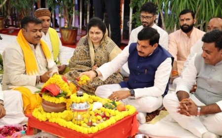 सीएम डॉ. यादव ने किया इंडस्ट्रियल पार्क का भूमि-पूजन, बोले- गरीब-अन्नदाता-युवा-नारी का होगा कल्याण