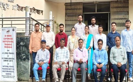नवनियुक्त इंजीनियरों को आधुनिक तकनीकों और पॉवर प्लांट निर्माण का मिला प्रशिक्षण