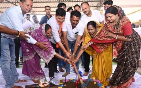 गांवों में खेल और बाल विकास की बुनियादी सुविधाओं का विस्तार सरकार की प्राथमिकता- राजस्व मंत्री टंकराम वर्मा