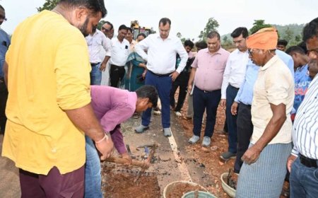 निर्माण कार्यों में मॉनीटरिंग और गुणवत्ता सुनिश्चित कराने में लापरवाही पर सहायक अभियंता और उप अभियंता को तत्काल निलंबित करने के निर्देश
