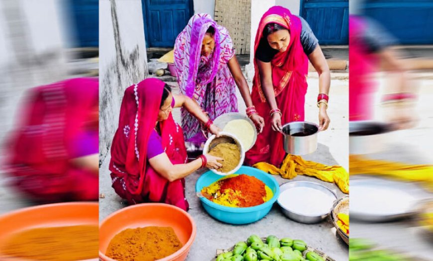 रायपुर : ’अचार के स्वाद में घुली आत्मनिर्भरता, बिहान ने बदली माँ जगदंबा समूह की महिलाओं की जिंदगी’