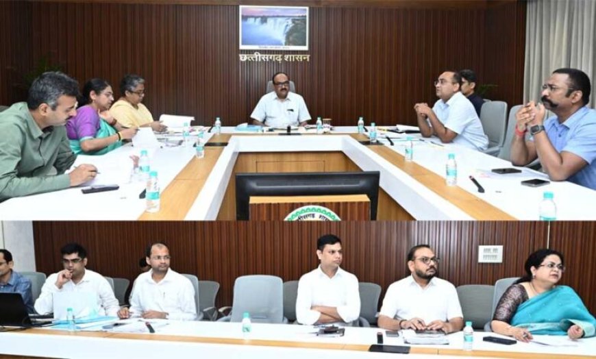 मुख्य सचिव की अध्यक्षता में उच्चस्तरीय बैठक संपन्न