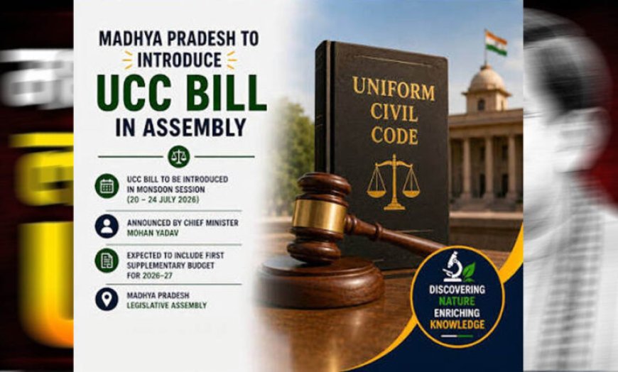 MP में UCC विधेयक की तैयारी तेज, मतांतरित आदिवासियों को लेकर समिति कर रही कानूनी मंथन