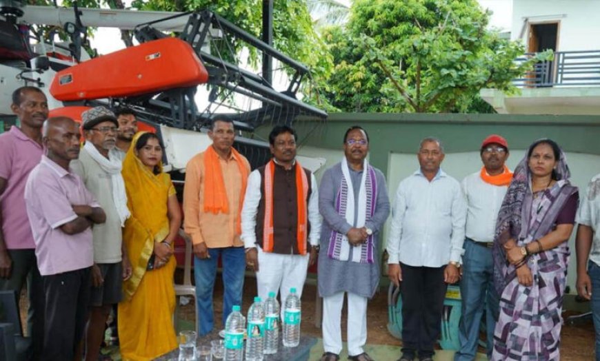 रायपुर : कृषि मंत्री रामविचार नेताम के नेतृत्व में कृषि यंत्रीकरण को बढ़ावा