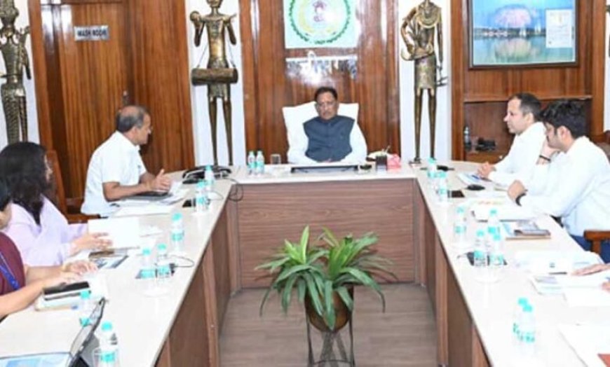 मुख्यमंत्री विष्णु देव साय ने खरीफ-2026 एवं संभावित अल्प वर्षा की तैयारियों की उच्चस्तरीय समीक्षा की