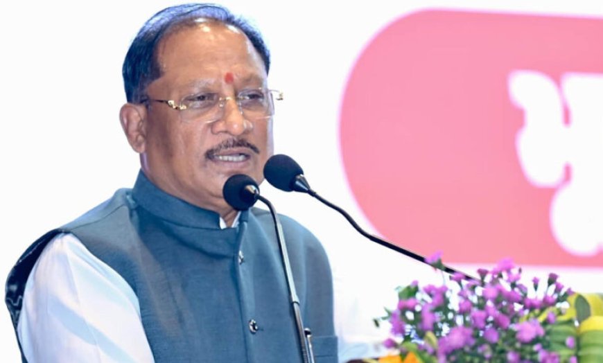स्वस्थ छत्तीसगढ़ करेगा विकसित छत्तीसगढ़ का निर्माण- मुख्यमंत्री साय