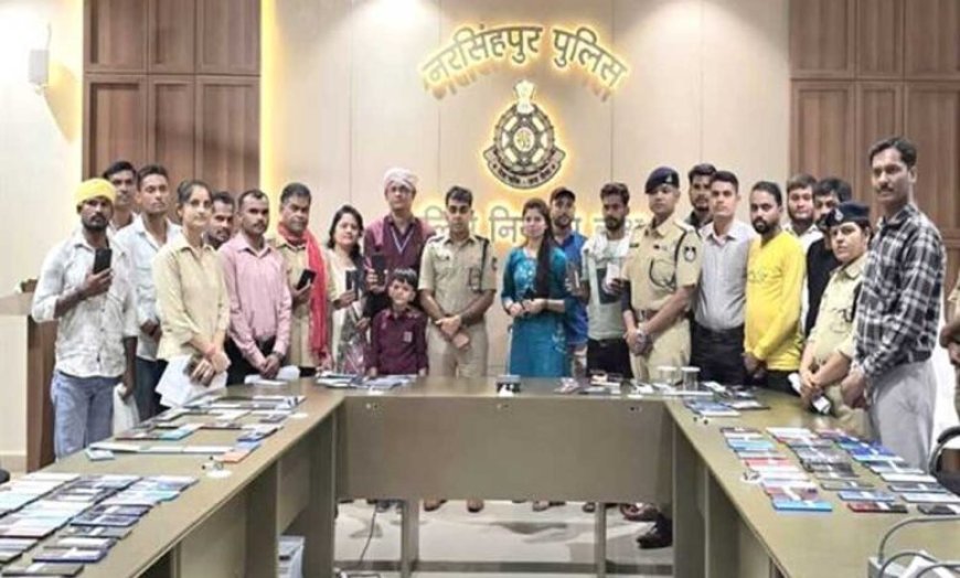 मध्यप्रदेश पुलिस ने 2,095गुम एवं चोरी हुए मोबाइल उनके वास्तविक स्वामियों को लौटाए