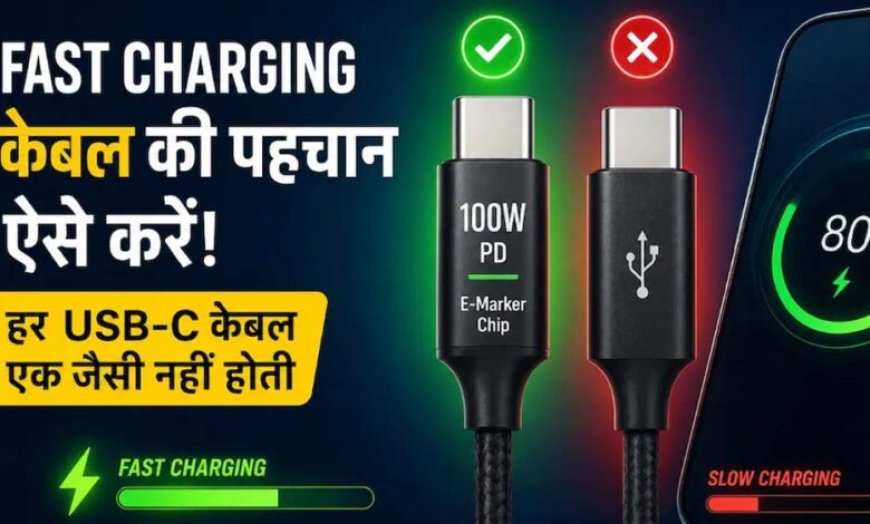 फास्ट चार्जिंग धीमी क्यों? खराब केबल हो सकती है असली वजह