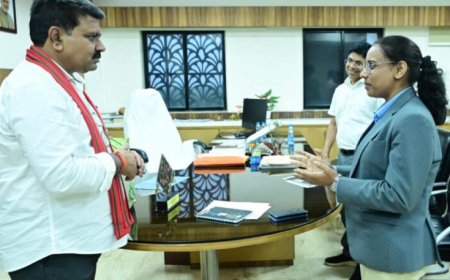 रायपुर : उप मुख्यमंत्री विजय शर्मा ने राष्ट्रपति भवन से आमंत्रण मिलने पर रेणुका गोस्वामी को दी बधाई