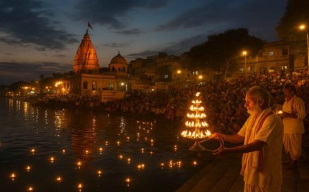 उज्जैन के रामघाट पर शिप्रा आरती को लेकर बवाल: पुरोहितों को हटाया गया, महाकाल समिति के बटुकों ने संभाली कमान